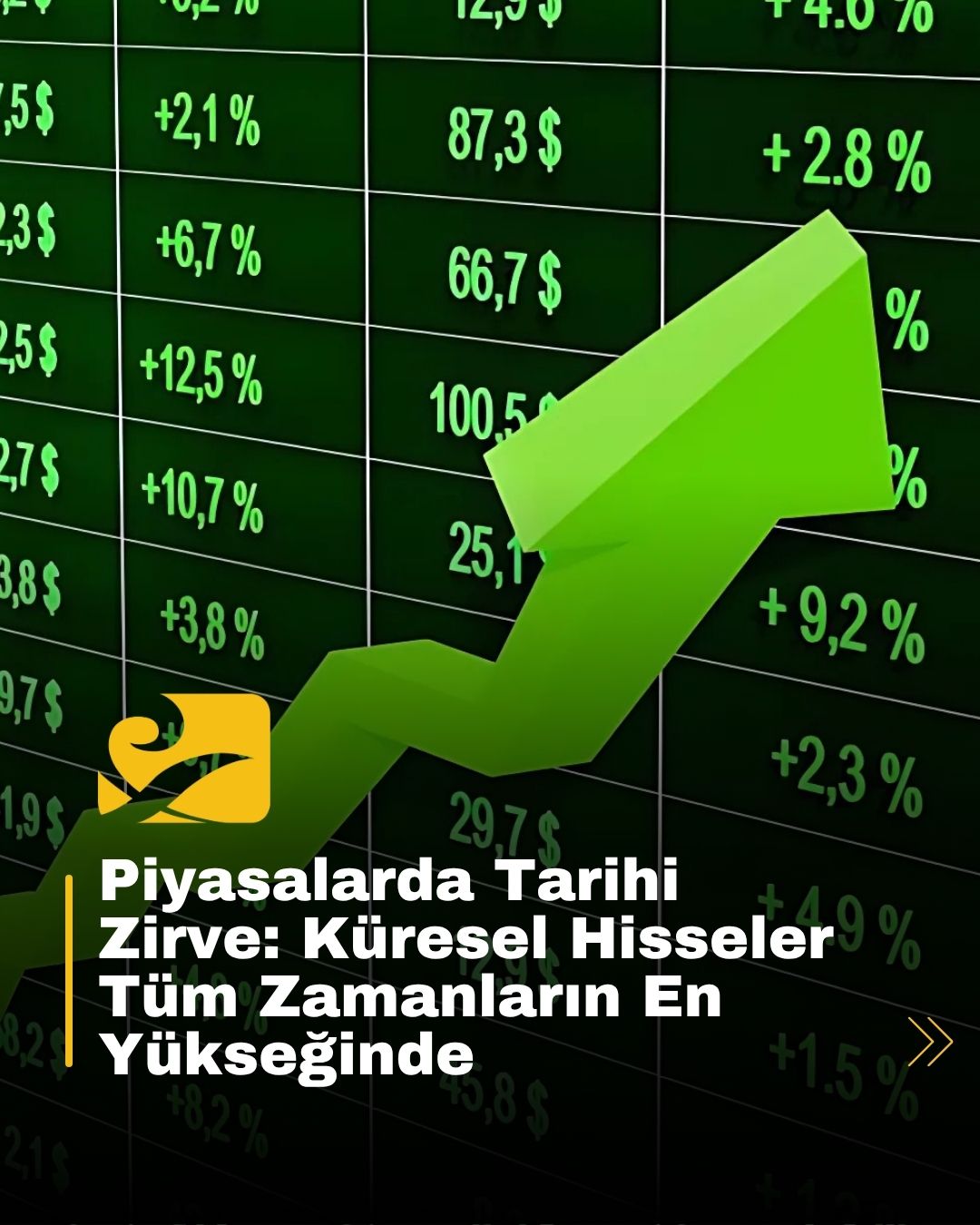 Küresel hisse senetleri rekor kırdı: MSCI Endeksi 888.24 puana çıkarak tarihi zirveye ulaştı