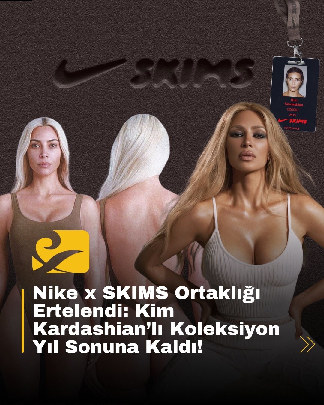 Nike ve SKIMS’in ortak koleksiyonu 2025 sonuna ertelendi, küresel lansman 2026’da yapılacak