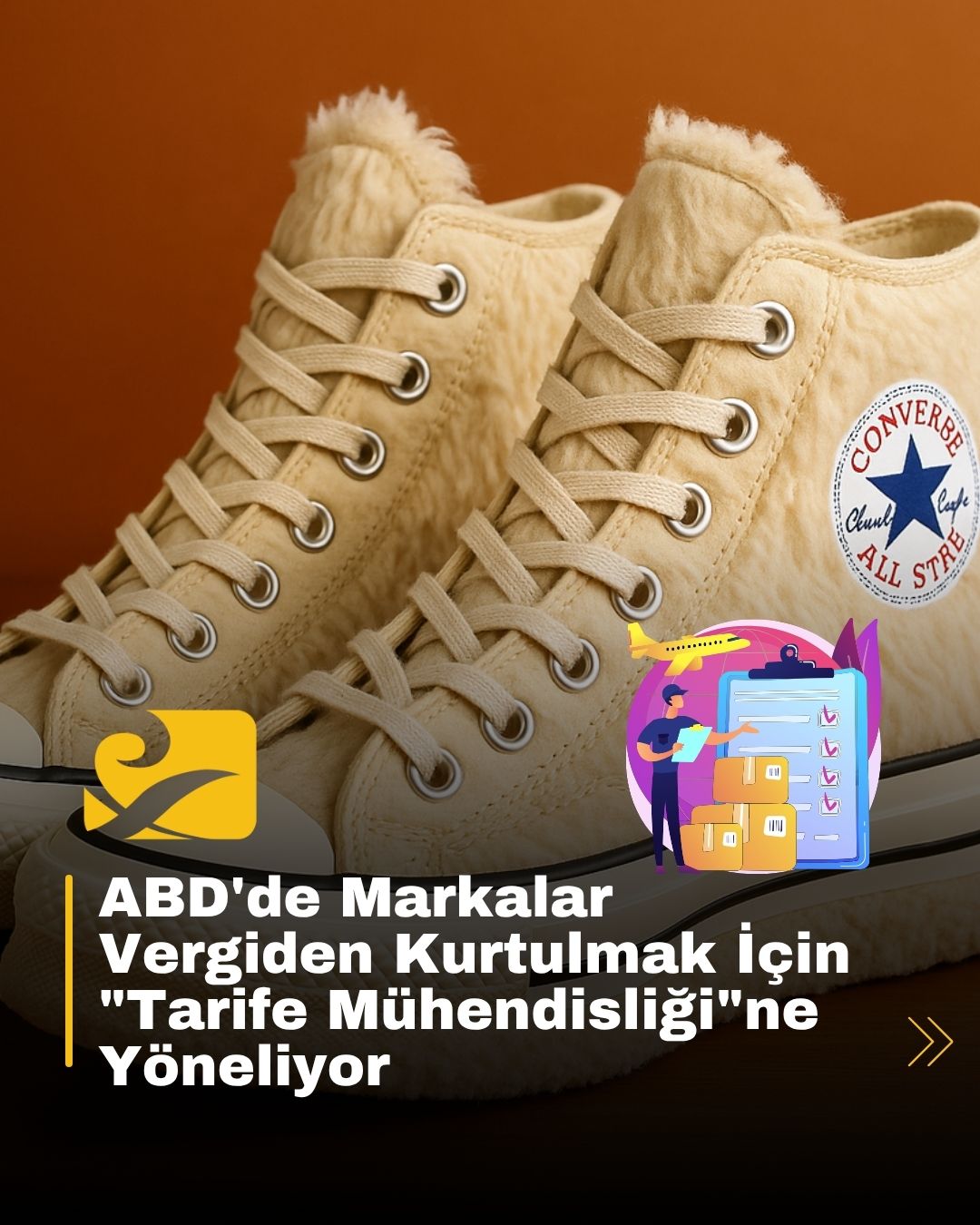 Converse, gümrük vergisinden kaçınmak için ayakkabılarını "terlik" olarak sınıflandırdı