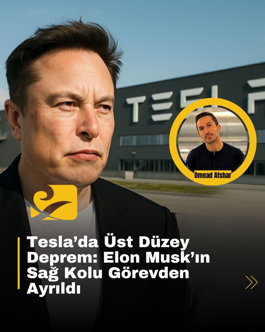 Tesla’da Elon Musk’a yakınlığıyla bilinen Omead Afshar ve İK Direktörü Jenna Ferrua’nın ayrılığı, yönetim kadrosunda sarsıntı yarattı