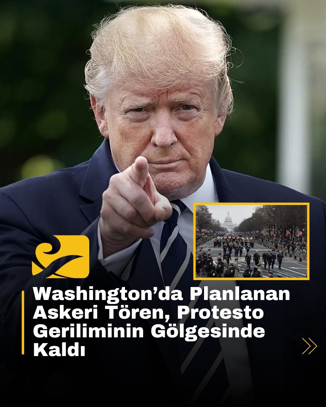 Donald Trump’ın doğum gününde Washington’da düzenlenen askeri geçit öncesi protesto ve güvenlik gerilimi