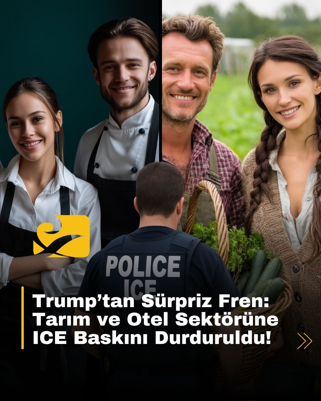 Trump, göçmen işçilere bağımlı sektörlerin baskısı sonrası ICE baskınlarını durdurduğunu açıkladı