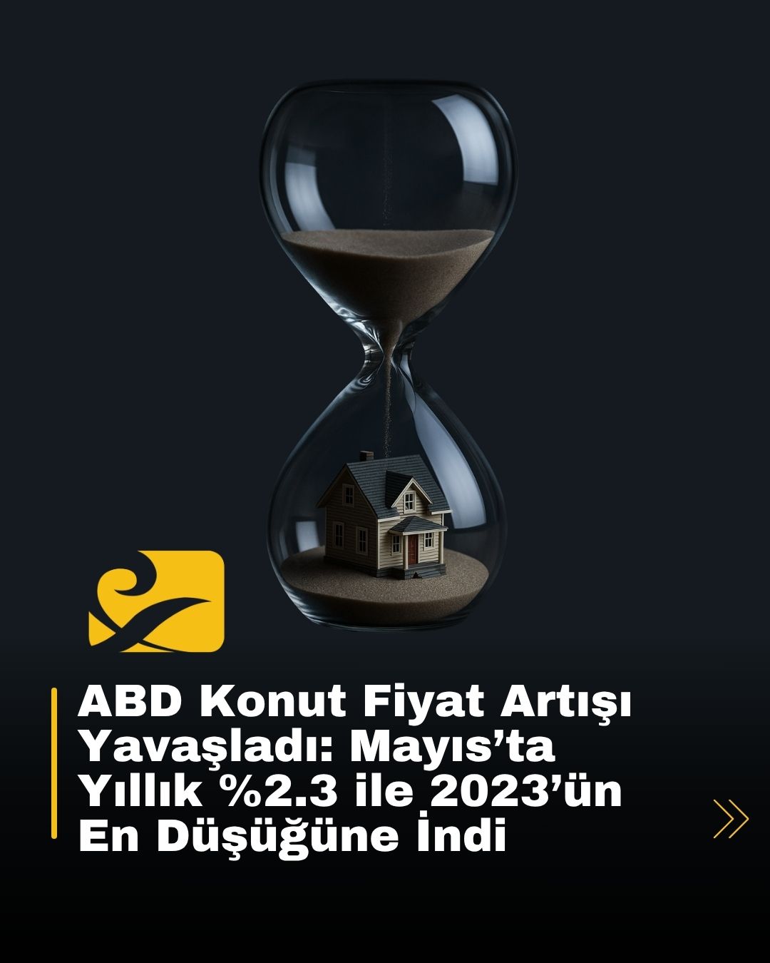 ABD’de konut fiyat artış hızı Mayıs’ta %2,3’e geriledi