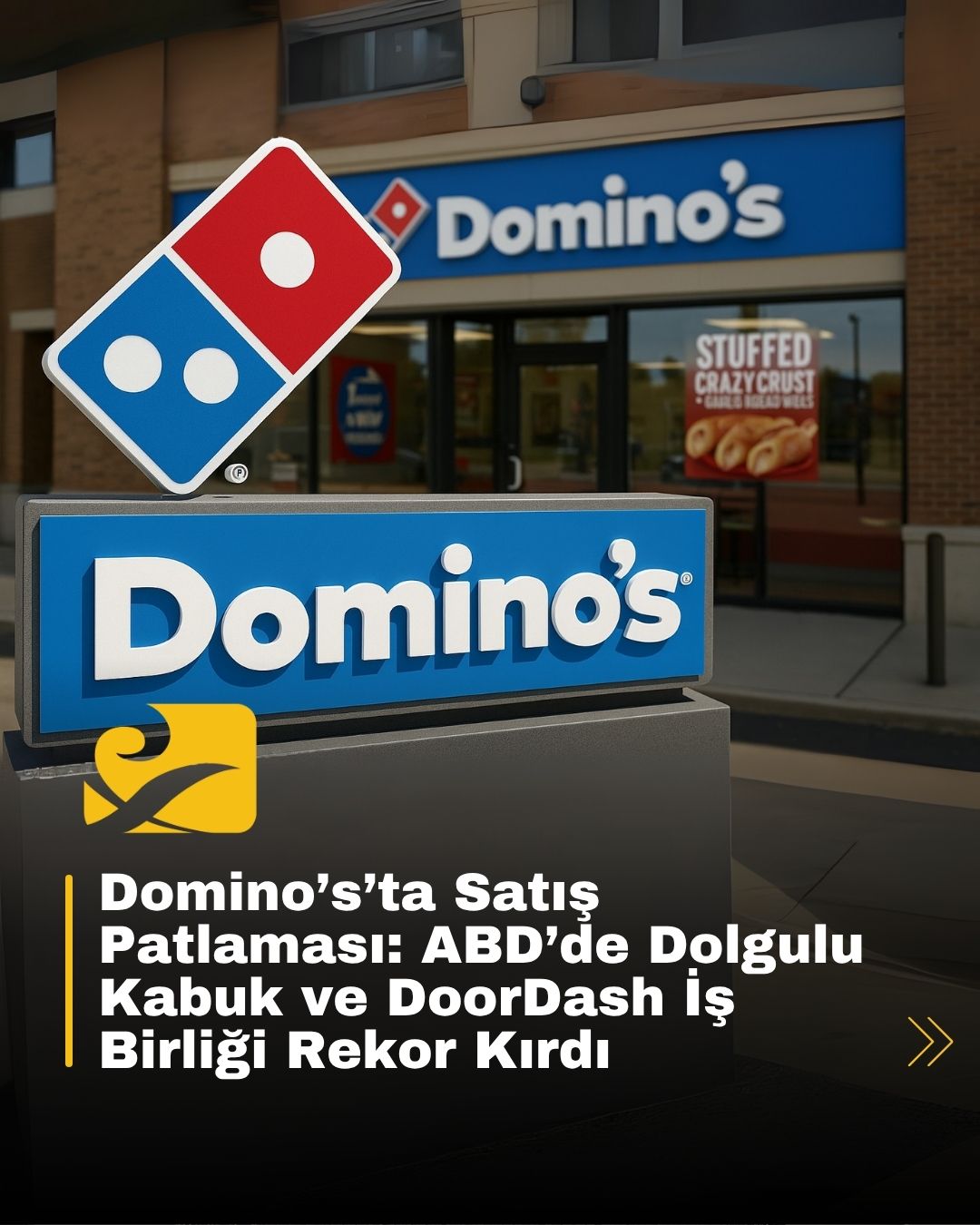 Domino's, ABD’deki mağazalarında güçlü satış performansıyla ikinci çeyrekte %4.3 gelir artışı kaydetti