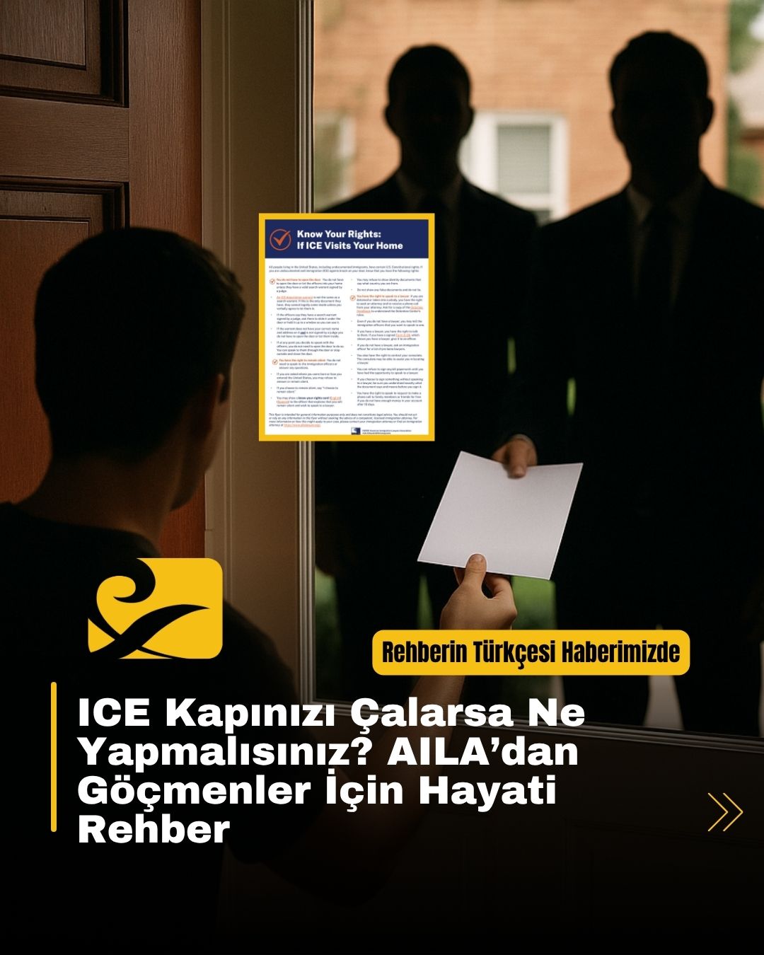 ICE baskınlarında göçmenlerin kapılarını açmadan önce dikkat etmesi gereken haklar