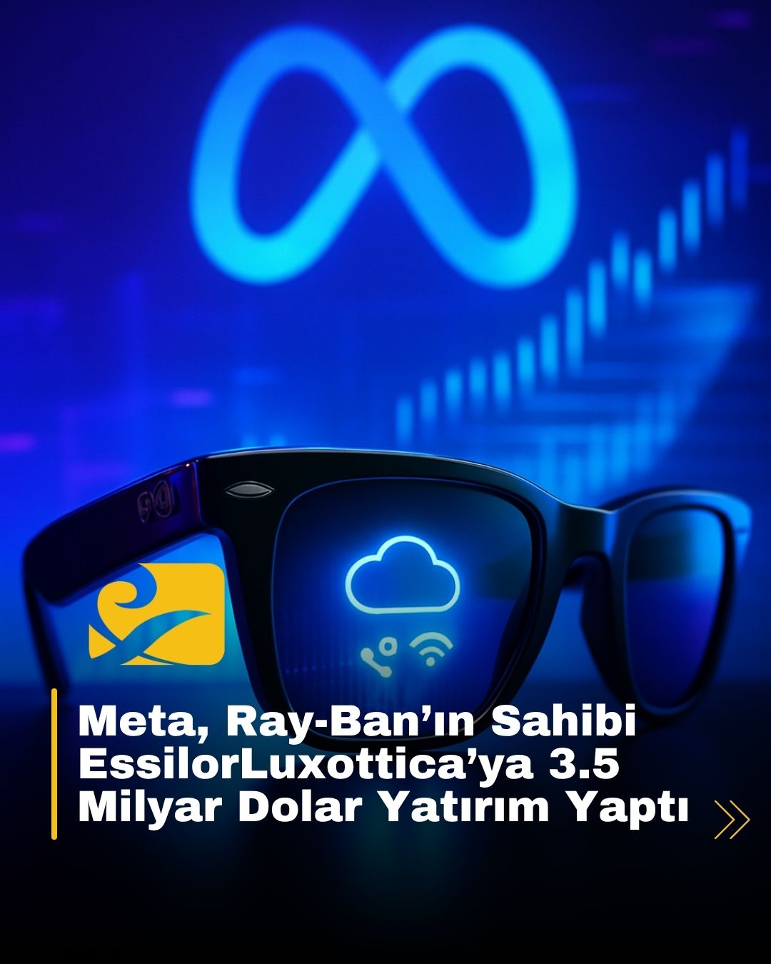 meta-essilorluxottica-yatirimi Meta, Ray-Ban’ın sahibi EssilorLuxottica’ya 3.5 milyar dolar yatırım yaparak AI destekli gözlük pazarında güç kazanıyor