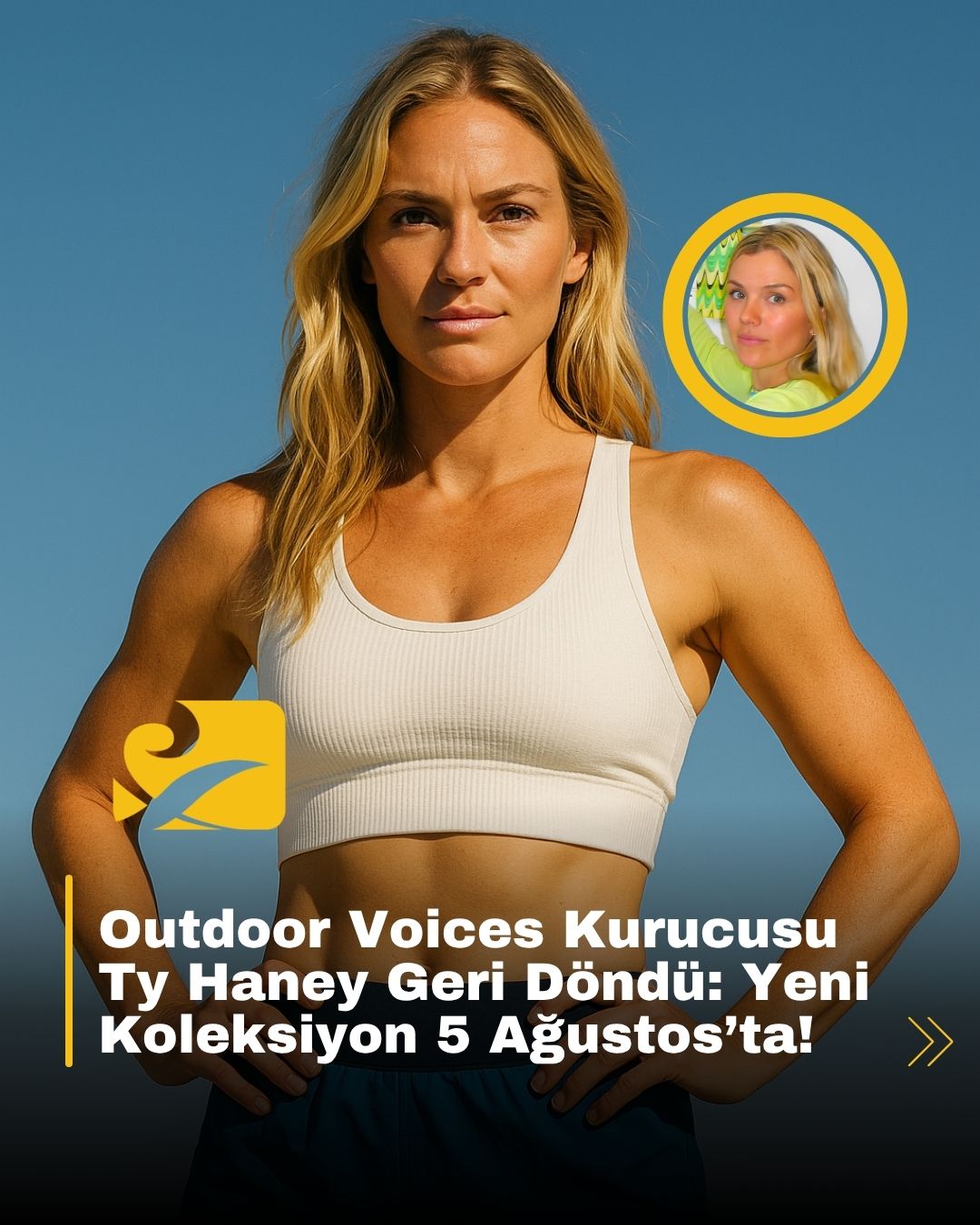 Outdoor Voices kurucusu Ty Haney, markaya kısmi ortak olarak geri döndü