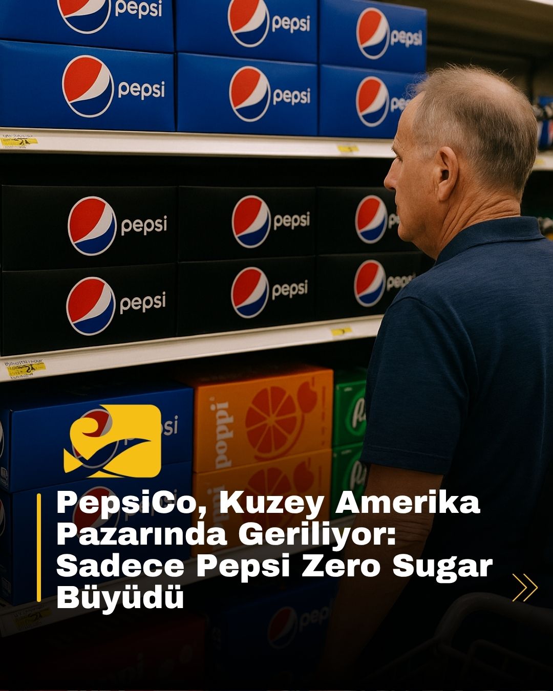 PepsiCo, Kuzey Amerika satışlarında düşüş yaşarken Pepsi Zero Sugar büyüme gösterdi