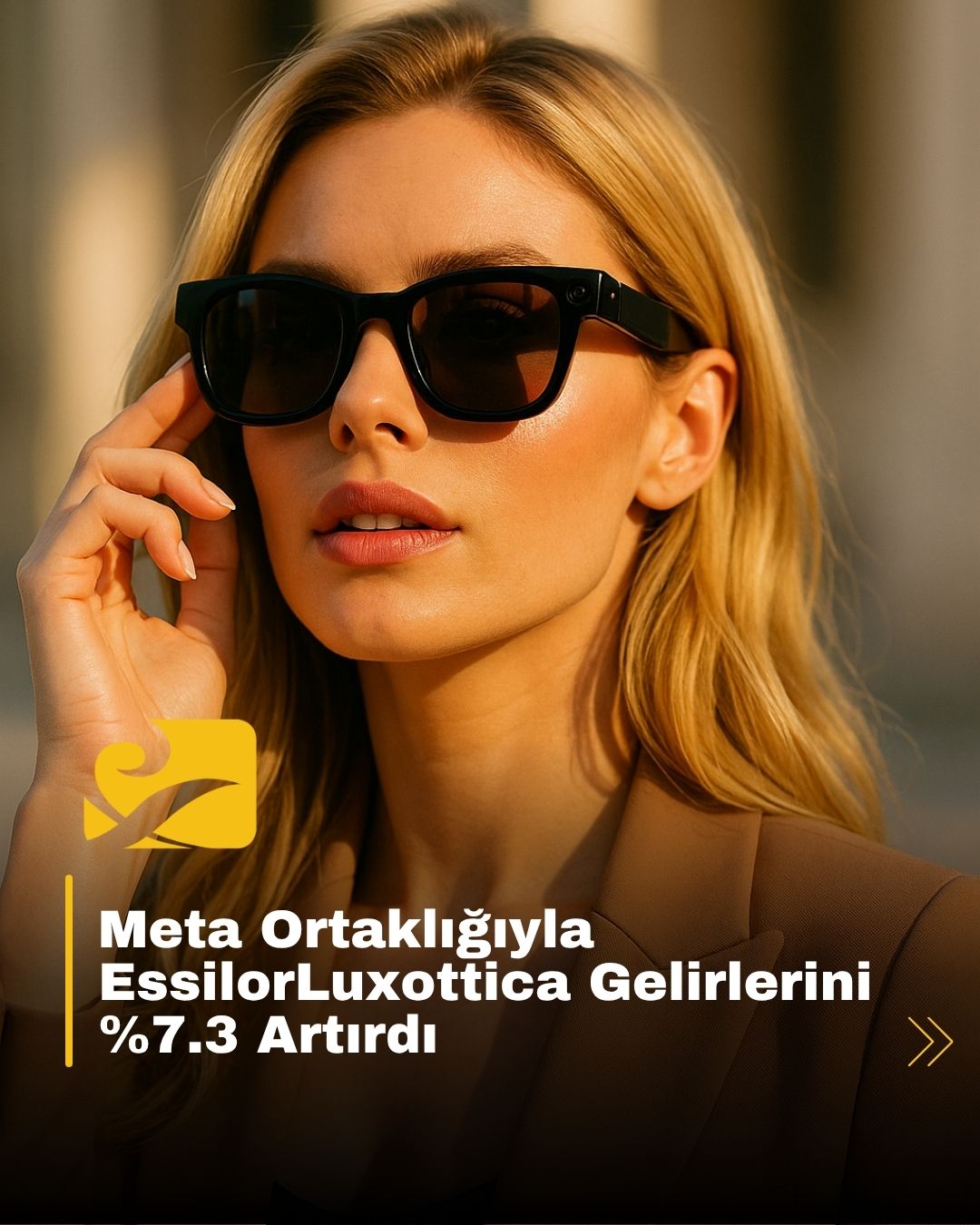 EssilorLuxottica, Meta ortaklığıyla Ray-Ban Meta satışlarını 3 kat artırarak son yarıyılda %7.3 gelir büyümesi kaydetti.