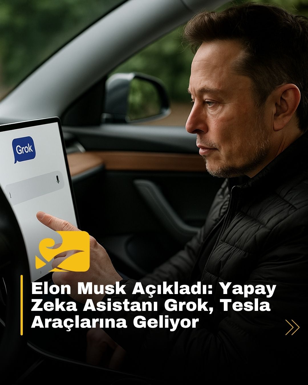 Elon Musk’ın yapay zeka asistanı Grok, Tesla araçlarında kullanılacak ilk entegre AI sistemlerinden biri oluyor