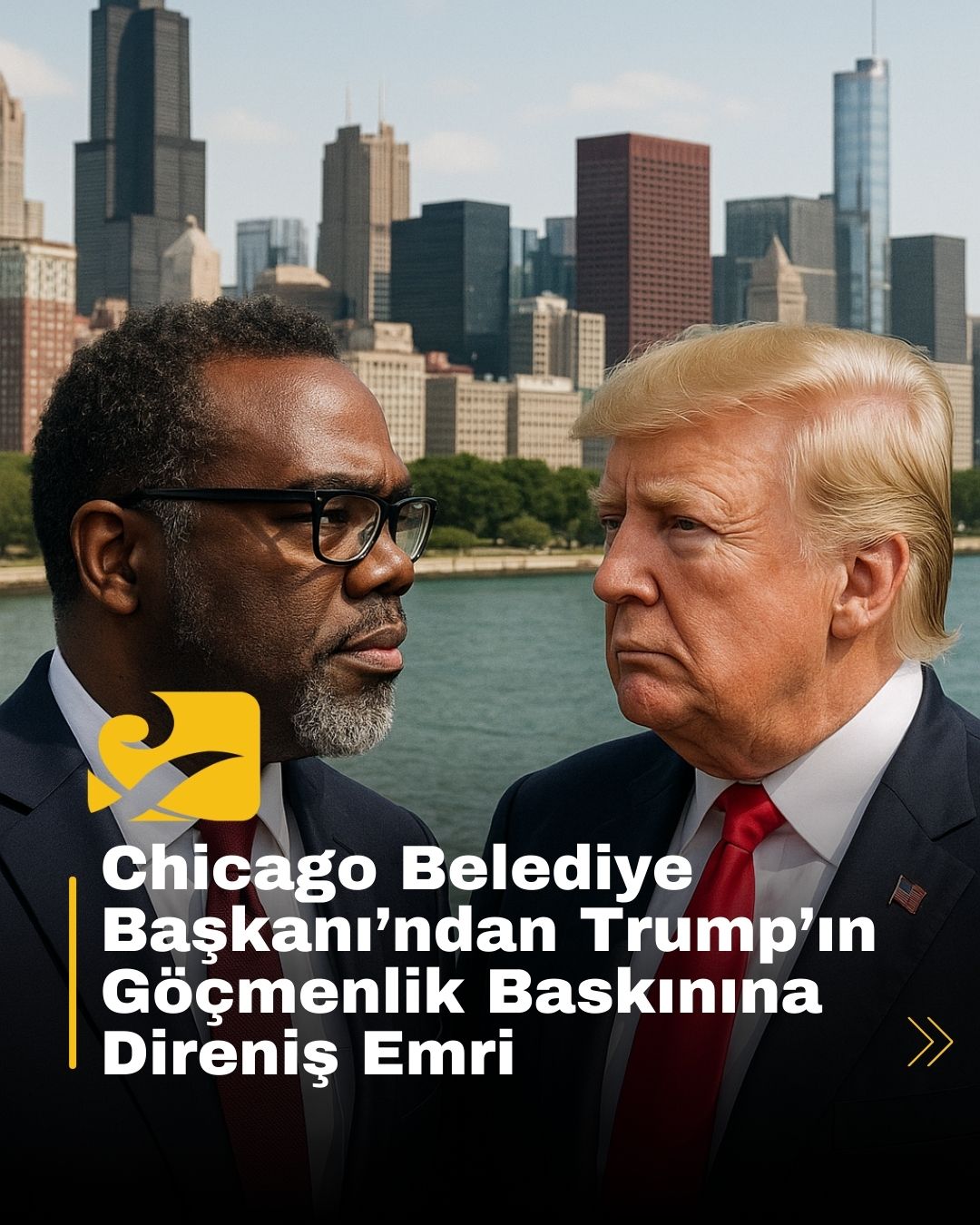 Chicago Belediye Başkanı Brandon Johnson, Trump’ın planladığı göçmenlik baskınlarına karşı polis iş birliğini yasaklayan emir imzaladı