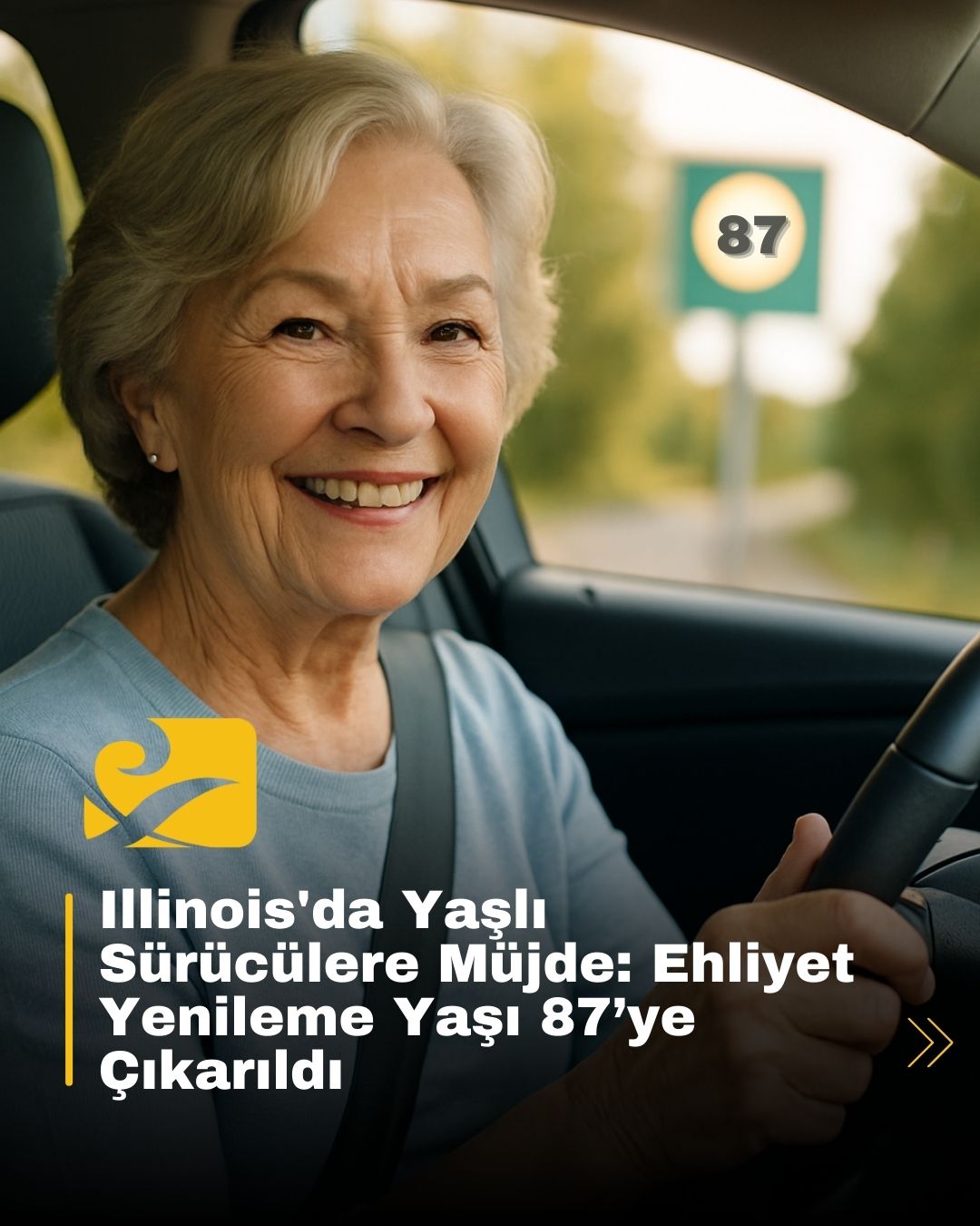 Illinois’te Yeni Ehliyet Yasası: Yaş Testi 87’ye Çıkarıldı