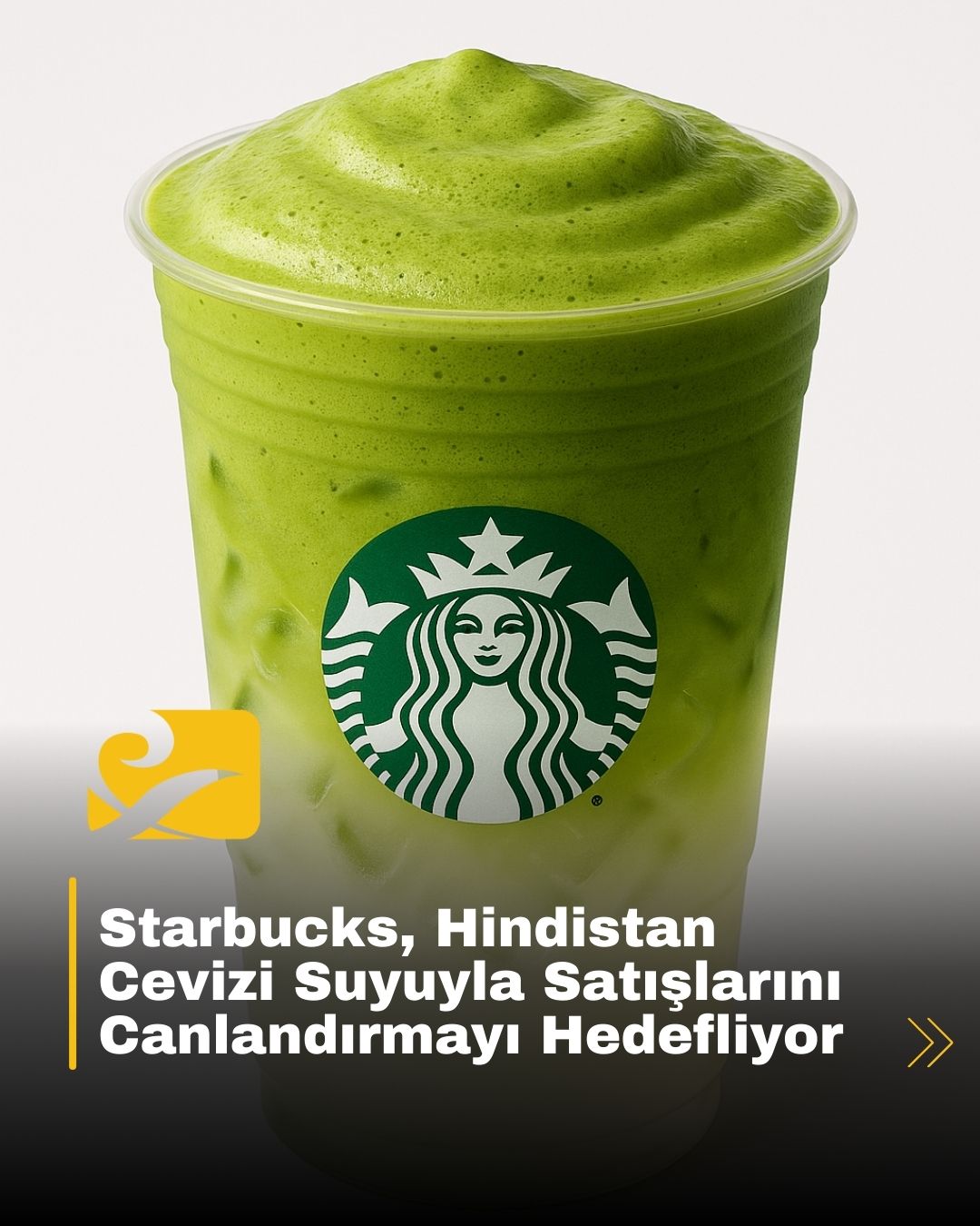 starbucks-hindistan-cevizi-suyu-icecek Starbucks bardağında Hindistan cevizi suyu bazlı katmanlı soğuk köpük içecek