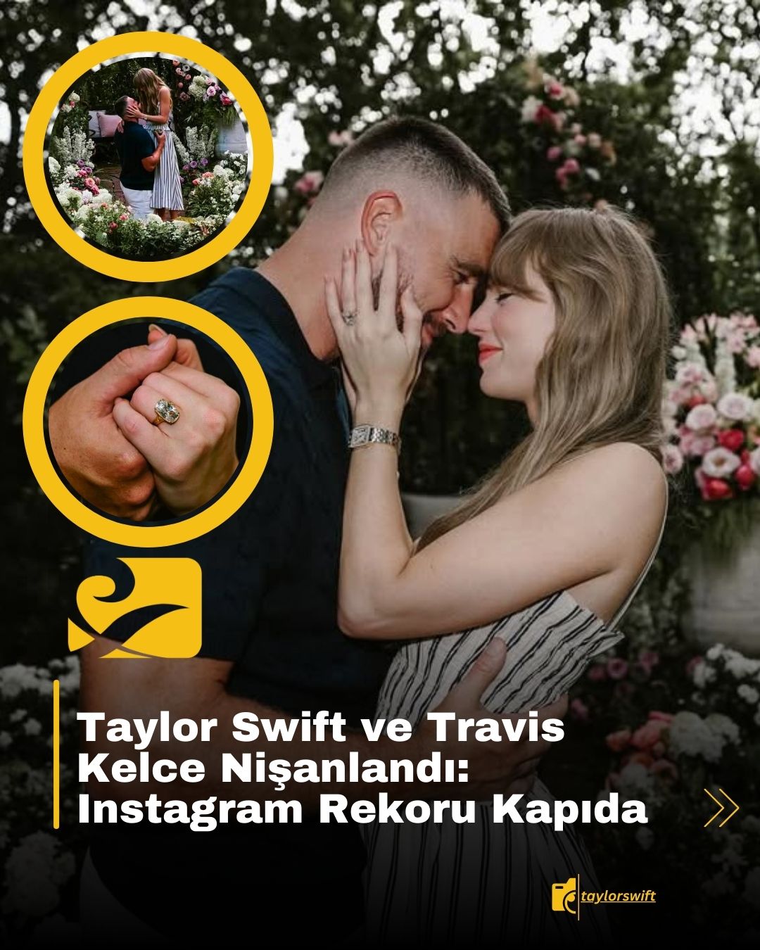Taylor Swift ve Travis Kelce Nişanlandı: Instagram Rekoru Kapıda