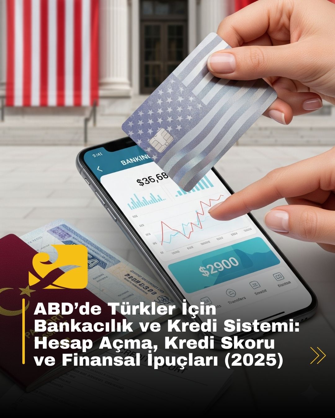 ABD’de Türkler İçin Bankacılık ve Kredi Sistemi: Hesap Açma, Kredi Skoru ve Finansal İpuçları (2025)