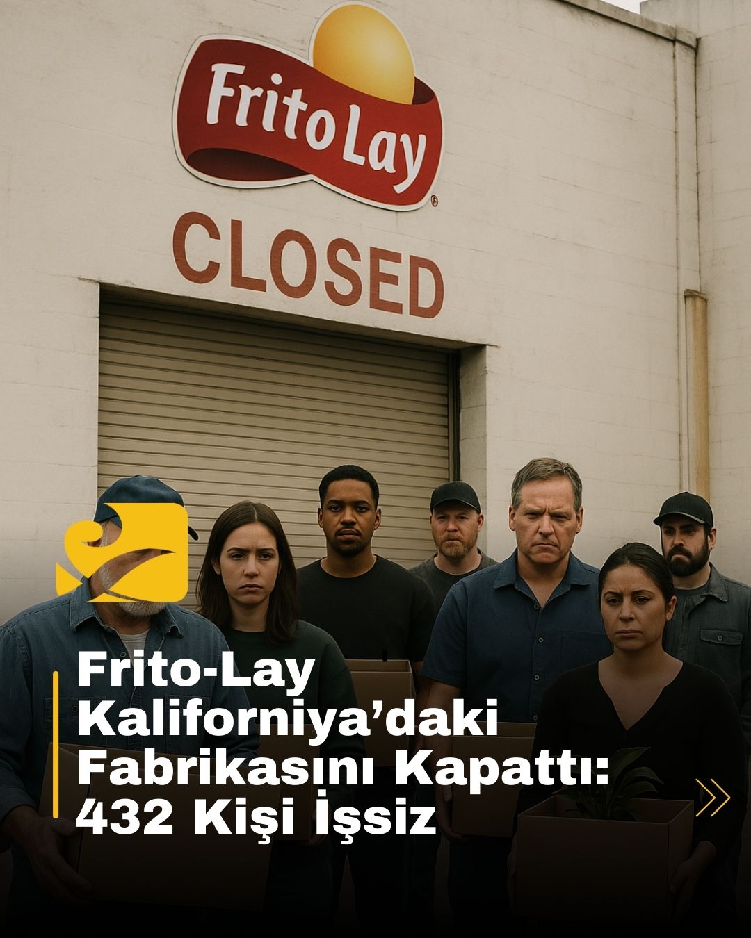 Frito-Lay’in Kaliforniya Rancho Cucamonga’daki fabrikasının kapanışı sonrası işsiz kalan işçiler