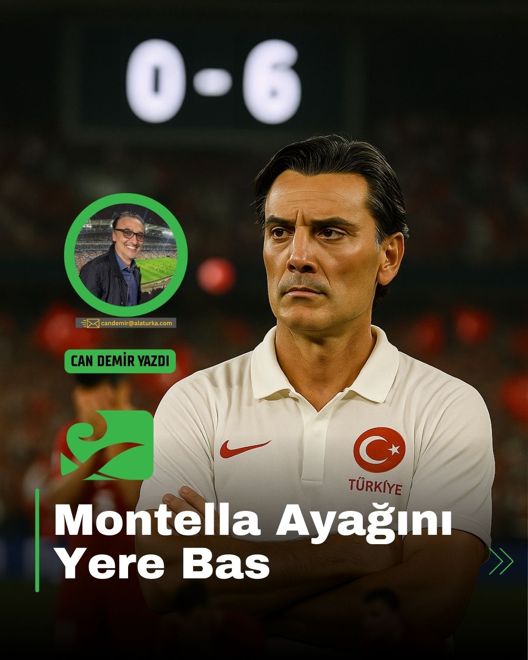 Türk Milli Takımı’nın teknik direktörü Vincenzo Montella, 6-0’lık İspanya mağlubiyeti sonrası eleştirilerin odağında