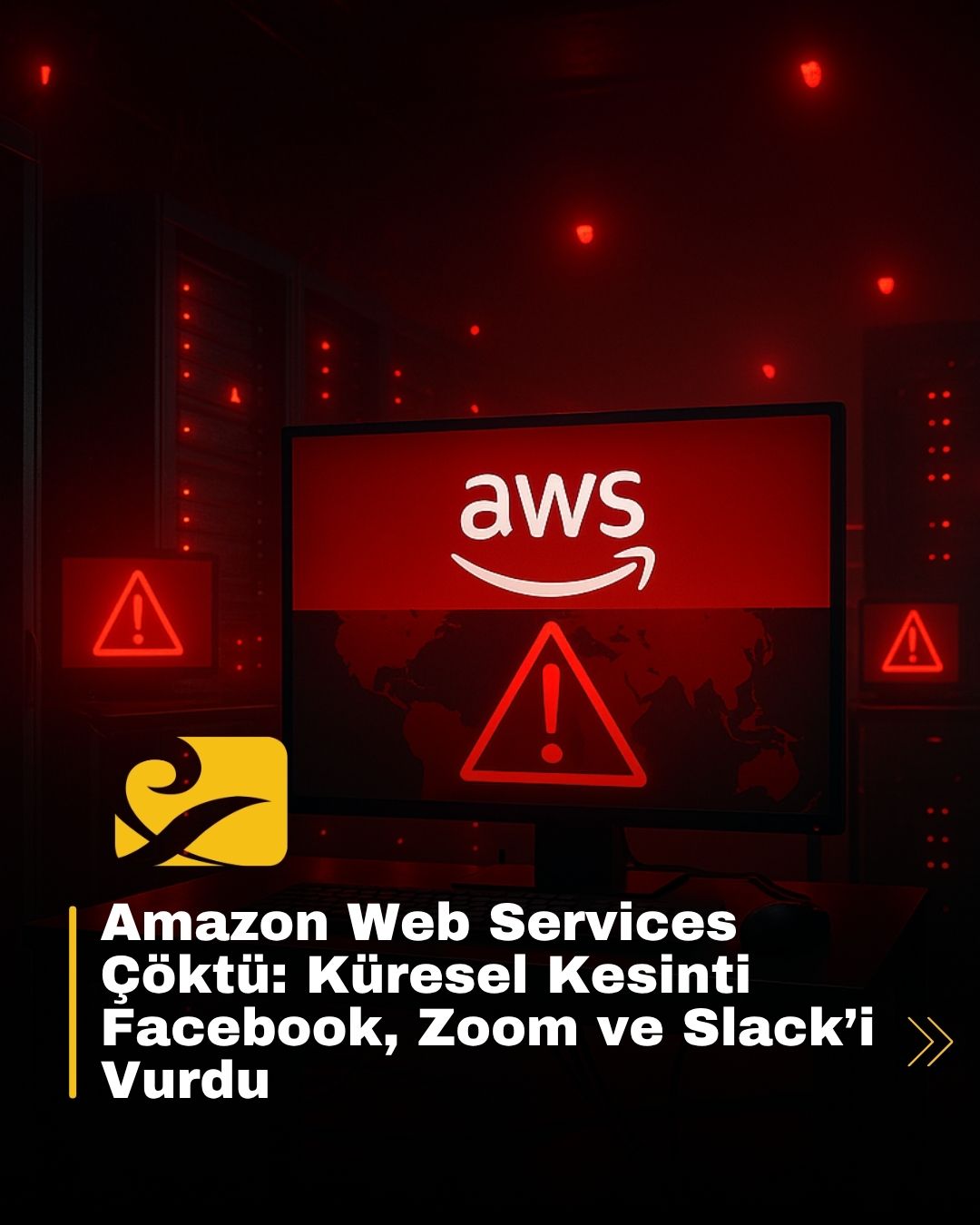 Amazon Web Services’te yaşanan dev kesinti dünya genelinde milyonlarca siteyi etkiledi.