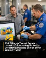 TSA El Bagajı Yasaklı Eşyalar Listesi 2025: Washington Post’a Göre Havalimanında En Çok Sorun Çıkaran 11 Ürün TSA el bagajı yasaklı eşyalar nedeniyle havalimanında X-ray taramasında ikinci kontrole alınan yolcu çantası